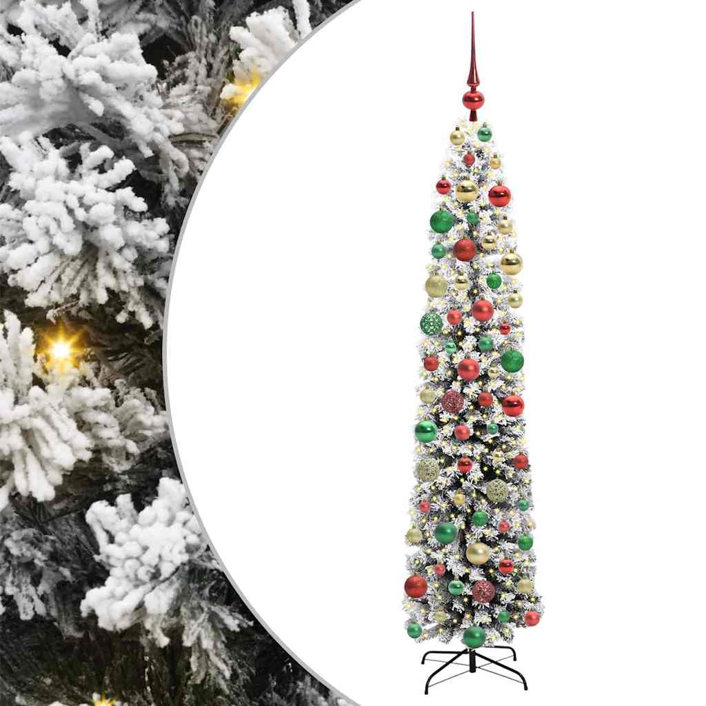 Artificial Christmas Tree with 300 LEDs with Stand Green 180 cm