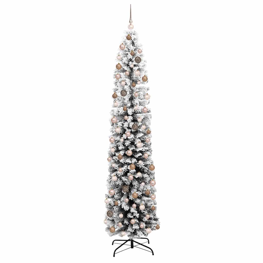 Artificial Christmas Tree with 300 LEDs with Stand Green 210 cm