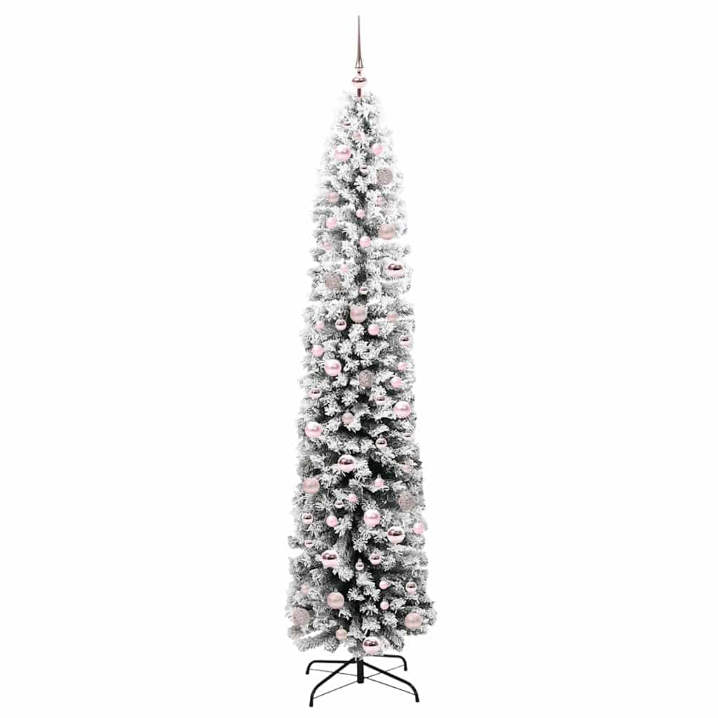 Artificial Christmas Tree with 300 LEDs with Stand Green 210 cm