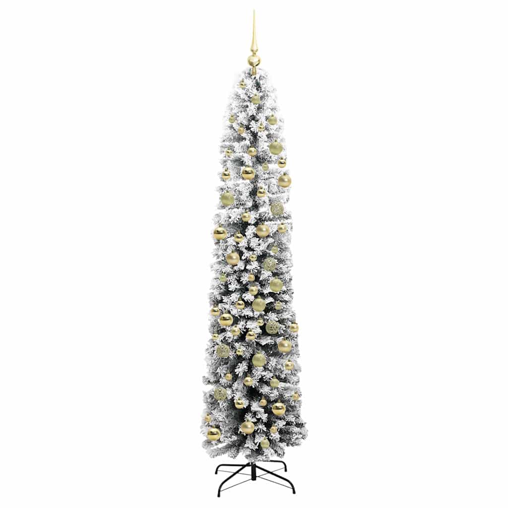 Artificial Christmas Tree with 300 LEDs with Stand Green 210 cm