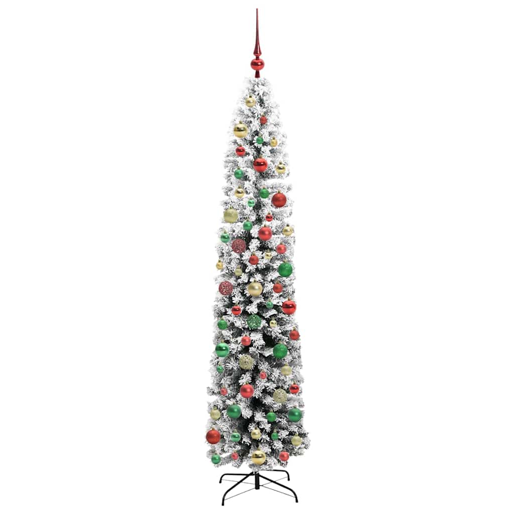 Artificial Christmas Tree with 300 LEDs with Stand Green 210 cm