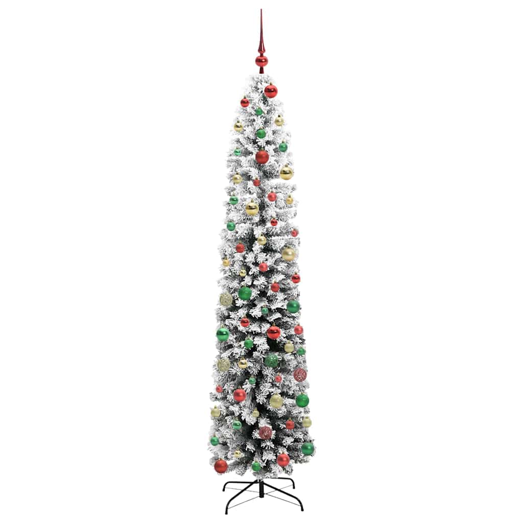 Artificial Christmas Tree with 300 LEDs with Stand Green 240 cm