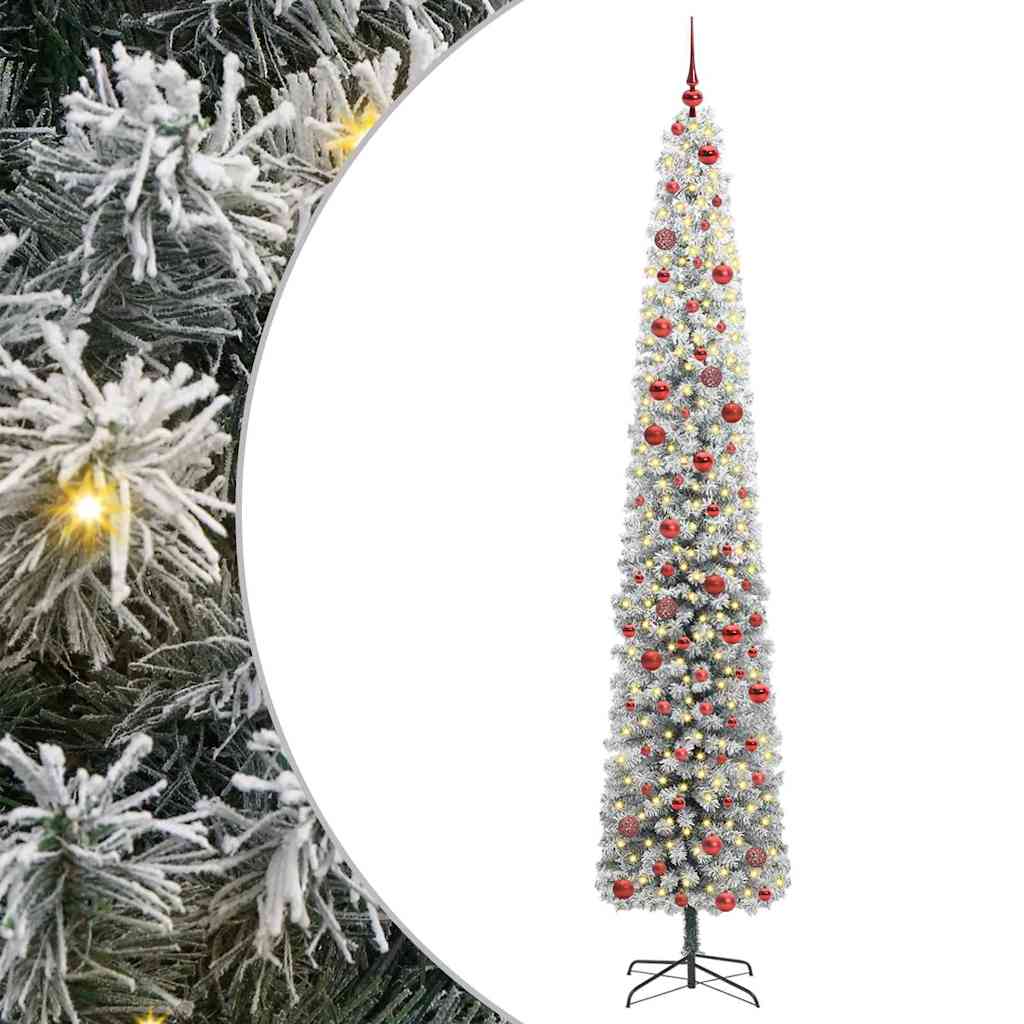 Artificial Christmas Tree with 300 LEDs with Stand Green 270 cm