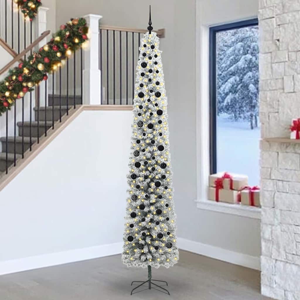 Artificial Christmas Tree with 300 LEDs with Stand Green 270 cm
