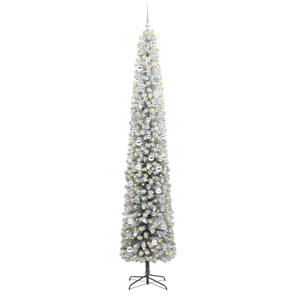 Artificial Christmas Tree with 300 LEDs with Stand Green 270 cm