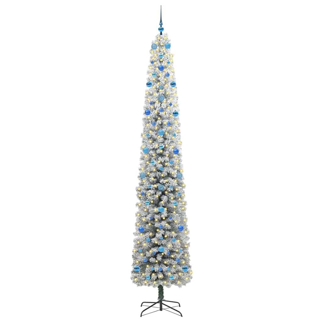 Artificial Christmas Tree with 300 LEDs with Stand Green 270 cm