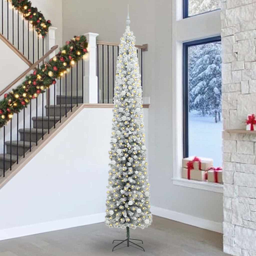 Artificial Christmas Tree with 300 LEDs with Stand Green 300 cm