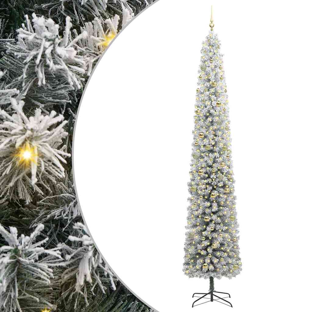 Artificial Christmas Tree with 300 LEDs with Stand Green 300 cm