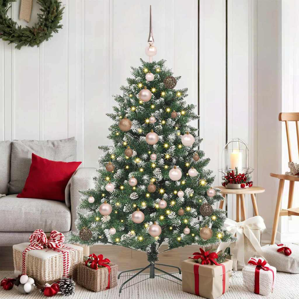 Artificial Christmas Tree with 150 LEDs Green 85 x 85 x 120 cm