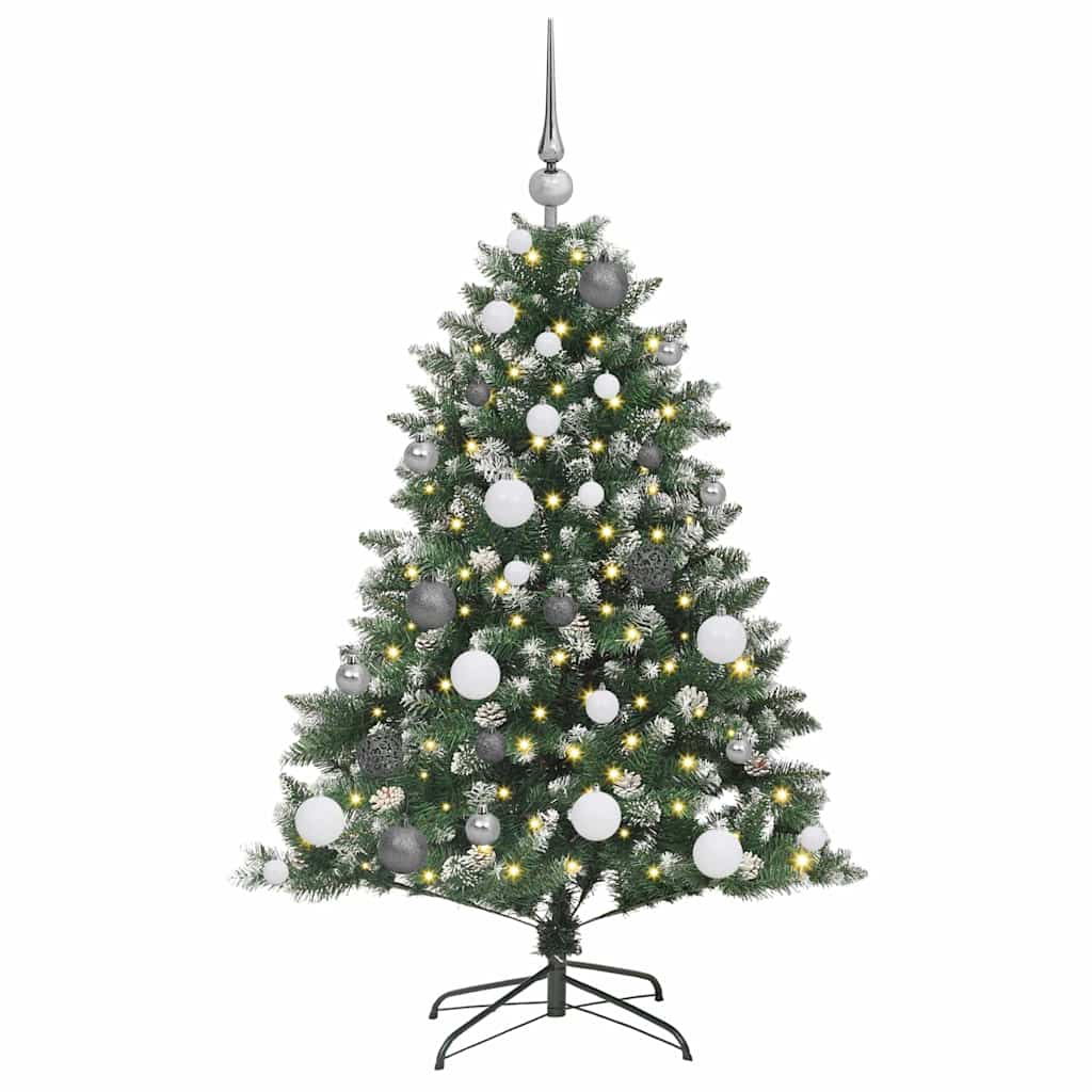 Artificial Christmas Tree with 150 LEDs Green 85 x 85 x 120 cm