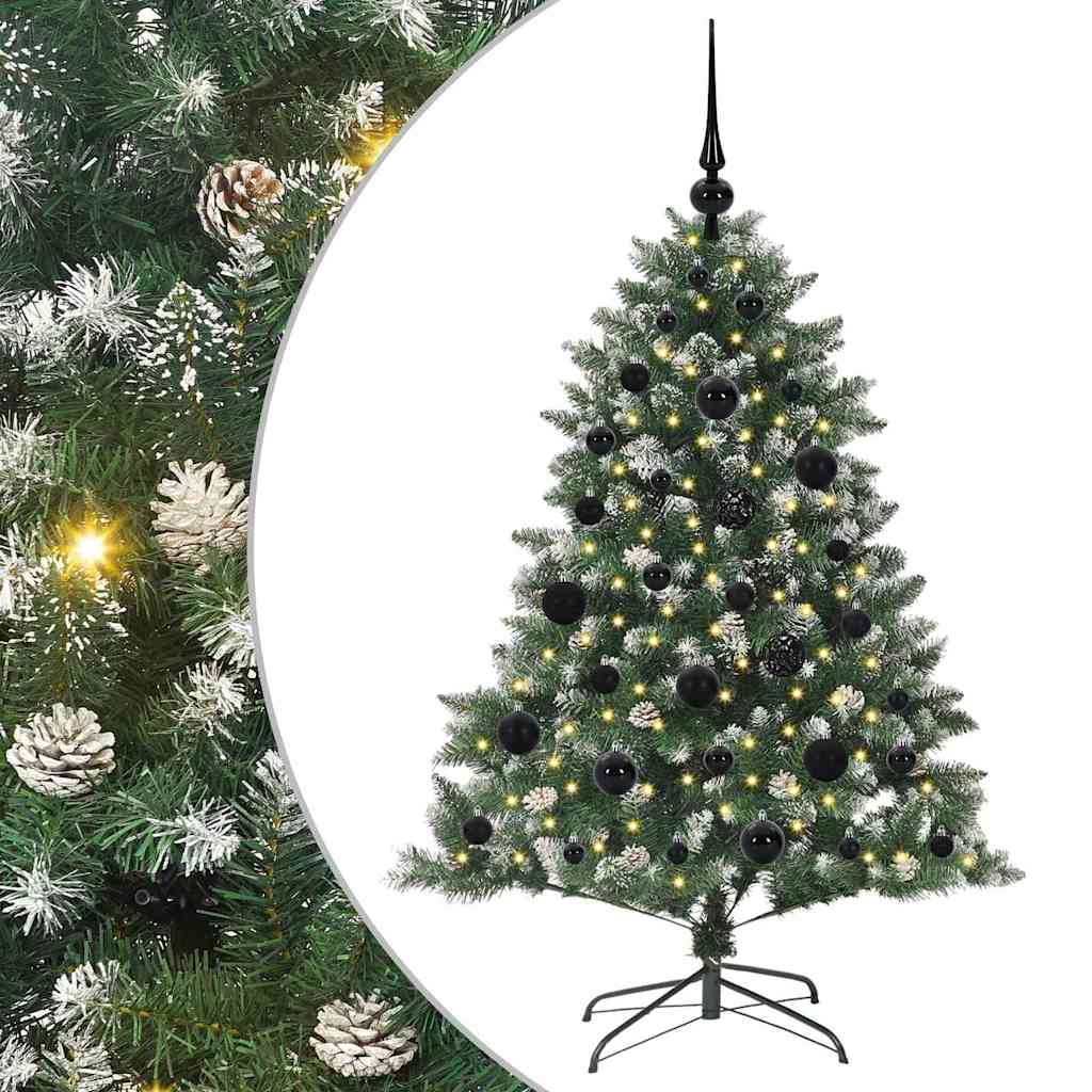 Artificial Christmas Tree with 150 LEDs Green 85 x 85 x 120 cm