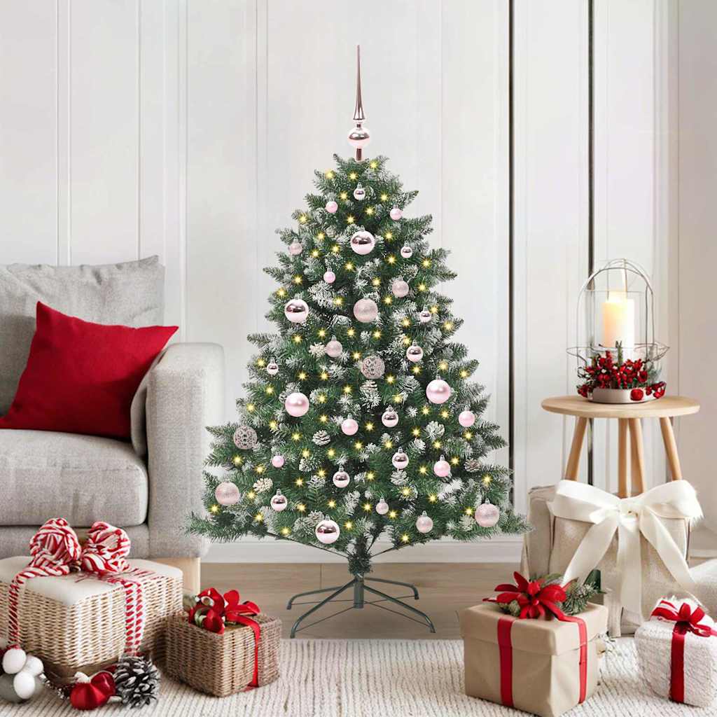 Artificial Christmas Tree with 150 LEDs Green 85 x 85 x 120 cm