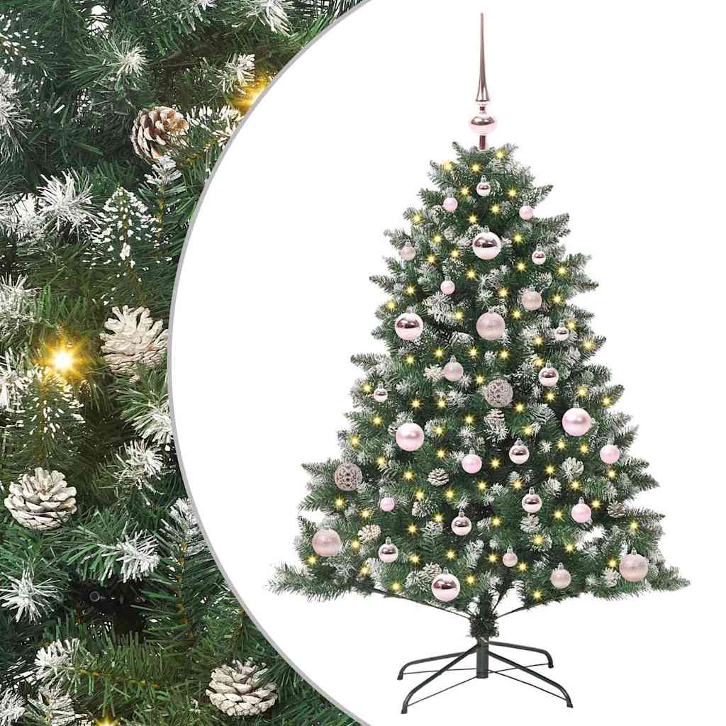 Artificial Christmas Tree with 150 LEDs Green 85 x 85 x 120 cm