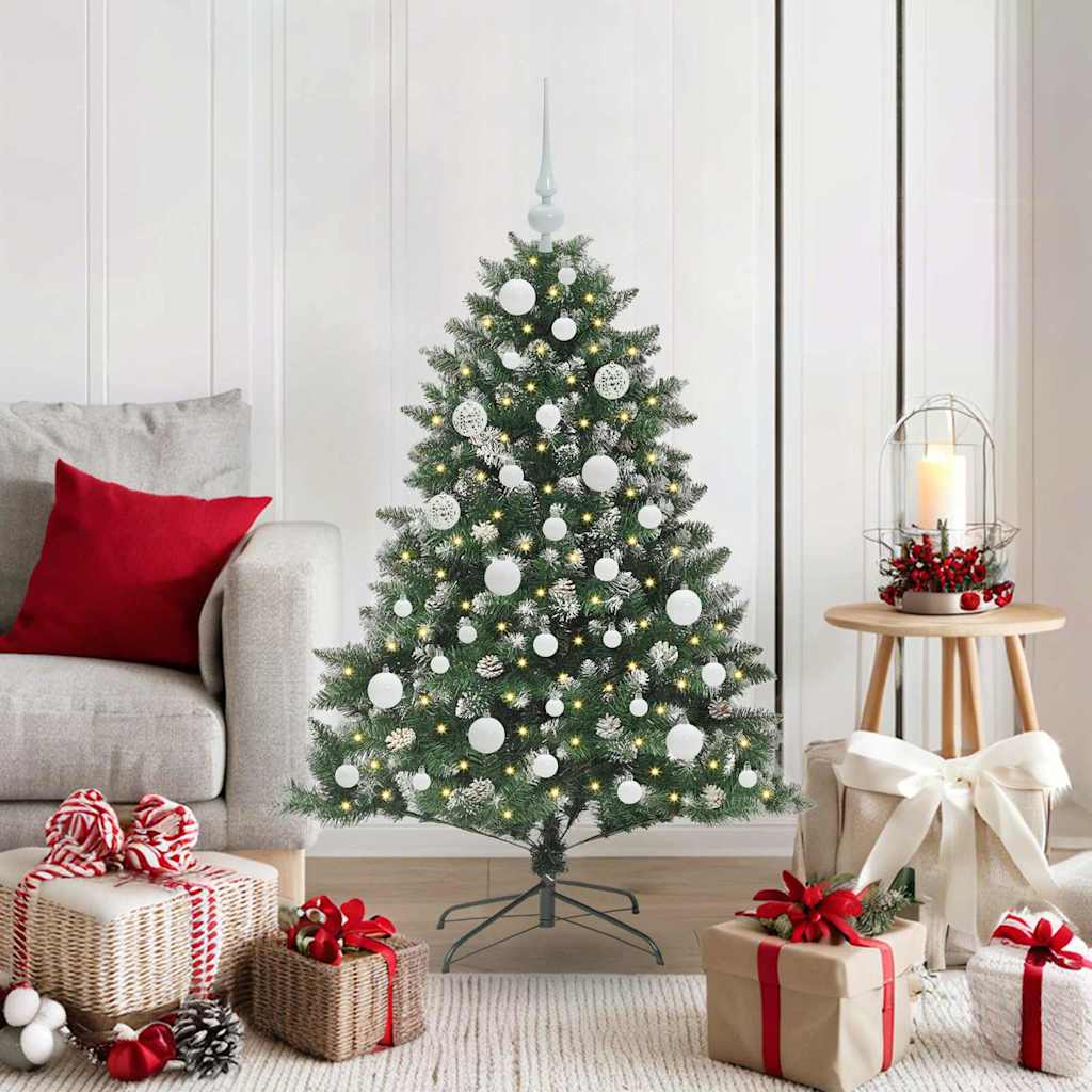 Artificial Christmas Tree with 150 LEDs Green 85 x 85 x 120 cm