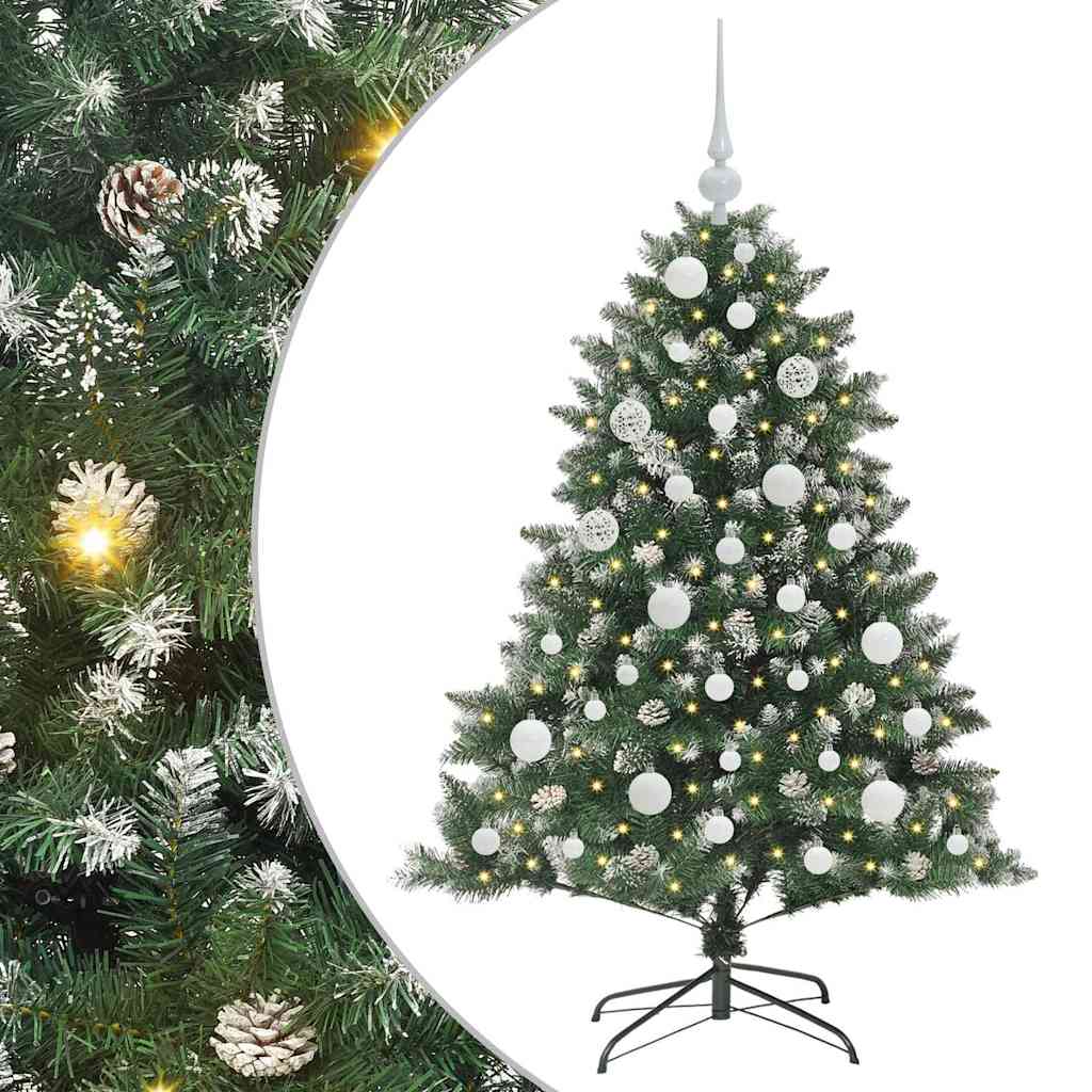 Artificial Christmas Tree with 150 LEDs Green 85 x 85 x 120 cm