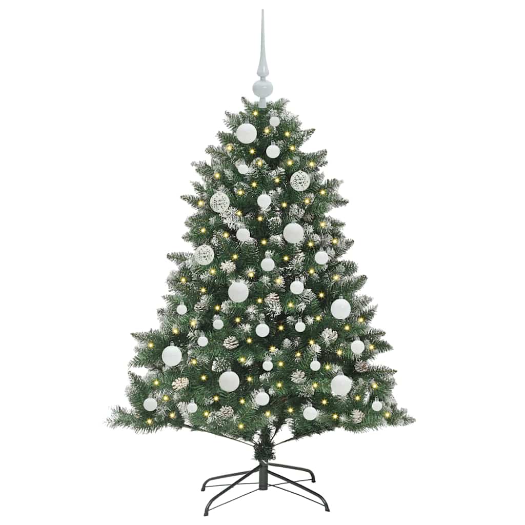 Artificial Christmas Tree with 150 LEDs Green 85 x 85 x 120 cm