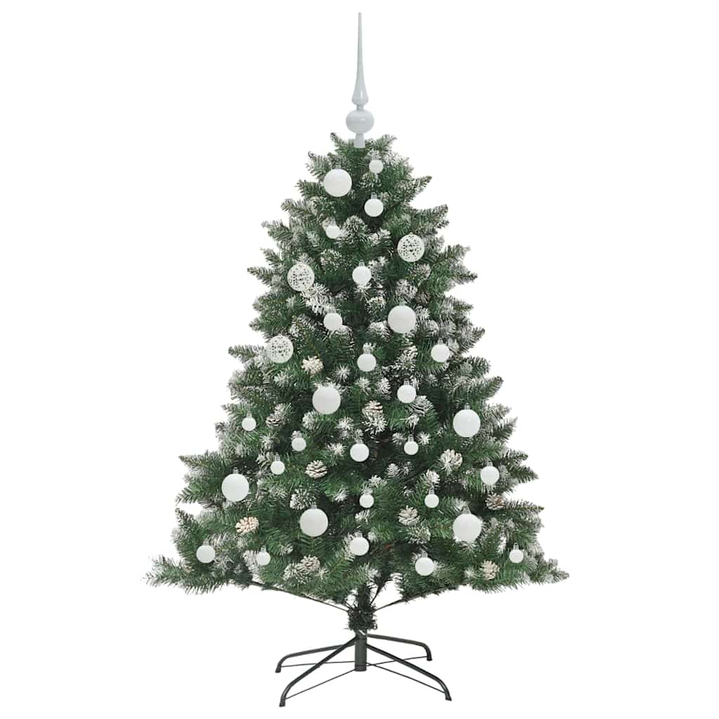 Artificial Christmas Tree with 150 LEDs Green 85 x 85 x 120 cm
