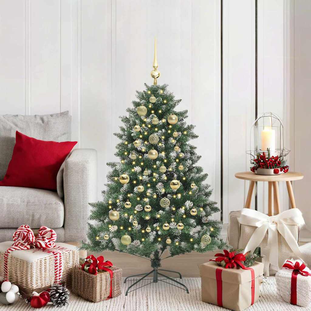 Artificial Christmas Tree with 150 LEDs Green 85 x 85 x 120 cm