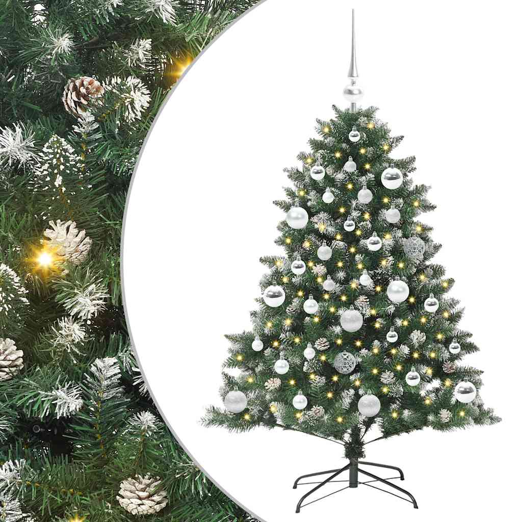 Artificial Christmas Tree with 150 LEDs Green 85 x 85 x 120 cm