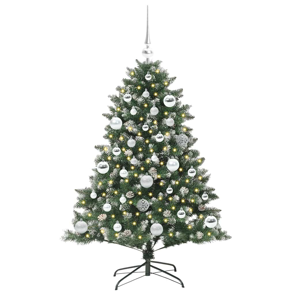 Artificial Christmas Tree with 150 LEDs Green 85 x 85 x 120 cm