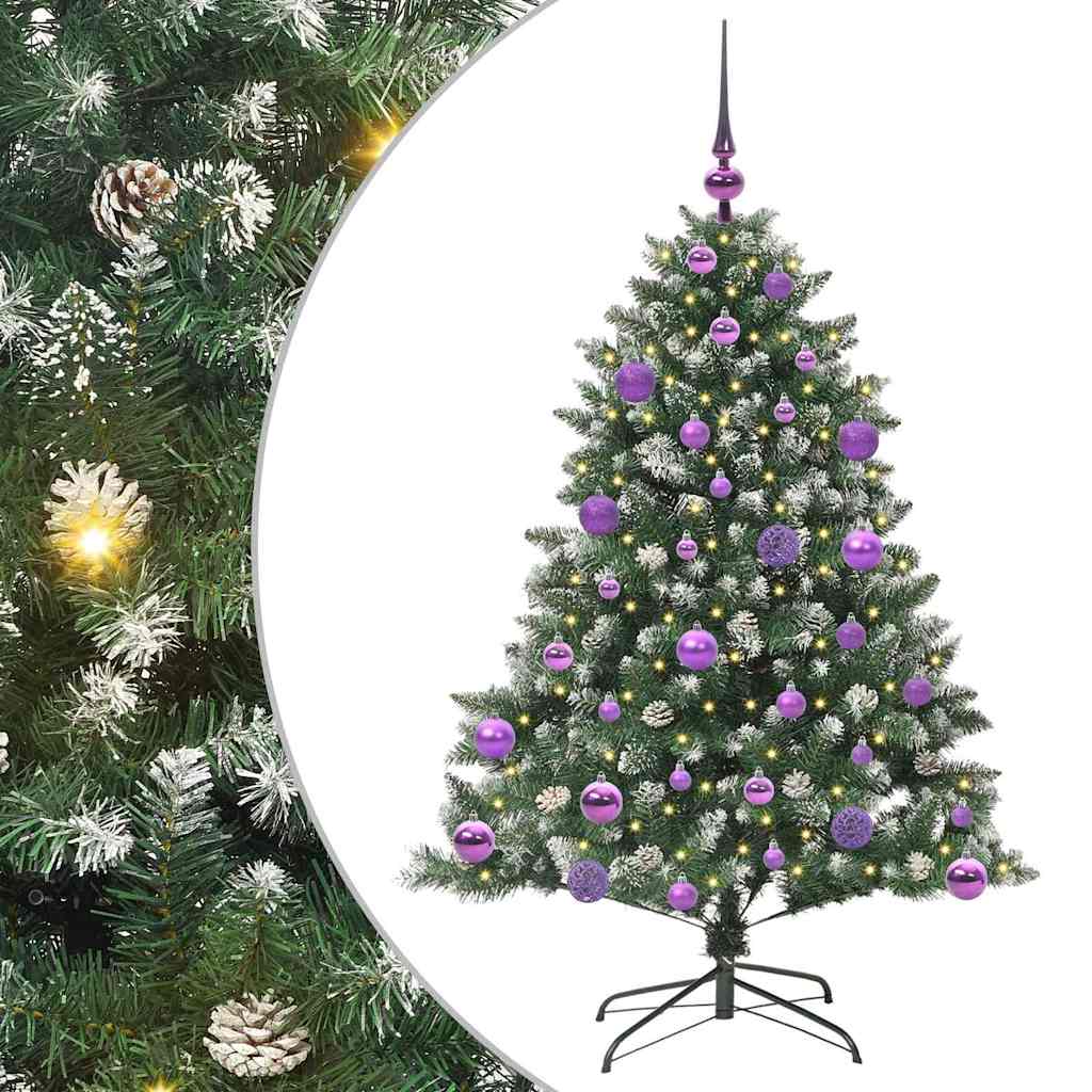 Artificial Christmas Tree with 150 LEDs Green 85 x 85 x 120 cm
