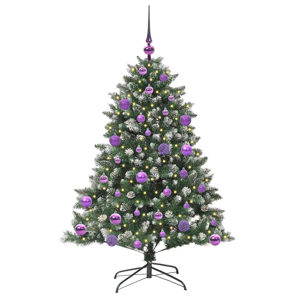 Artificial Christmas Tree with 150 LEDs Green 85 x 85 x 120 cm