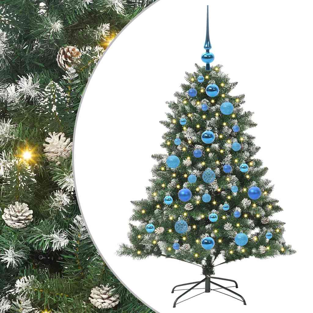 Artificial Christmas Tree with 150 LEDs Green 85 x 85 x 120 cm