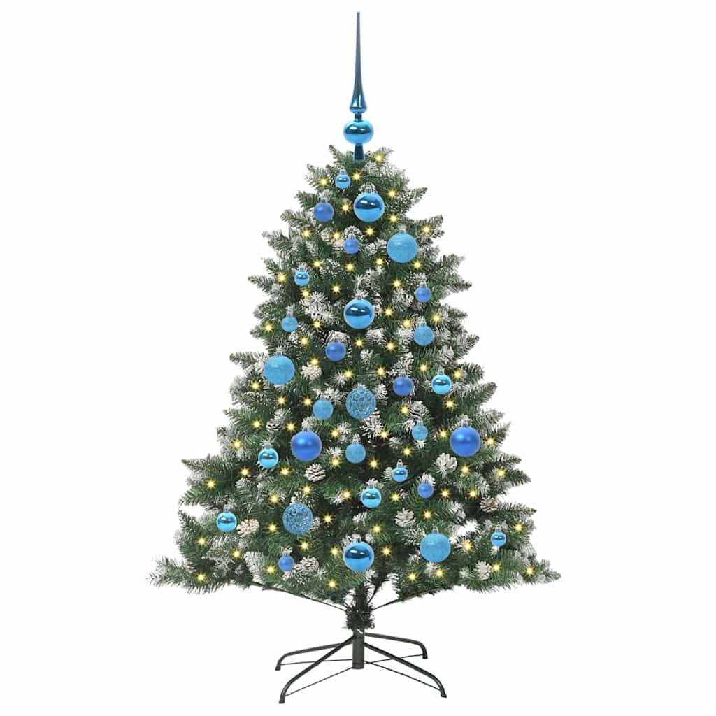 Artificial Christmas Tree with 150 LEDs Green 85 x 85 x 120 cm