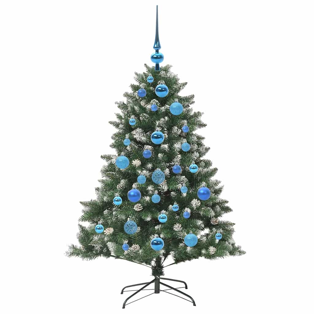 Artificial Christmas Tree with 150 LEDs Green 85 x 85 x 120 cm