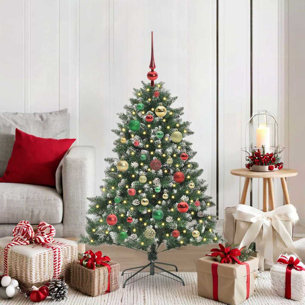Artificial Christmas Tree with 150 LEDs Green 85 x 85 x 120 cm