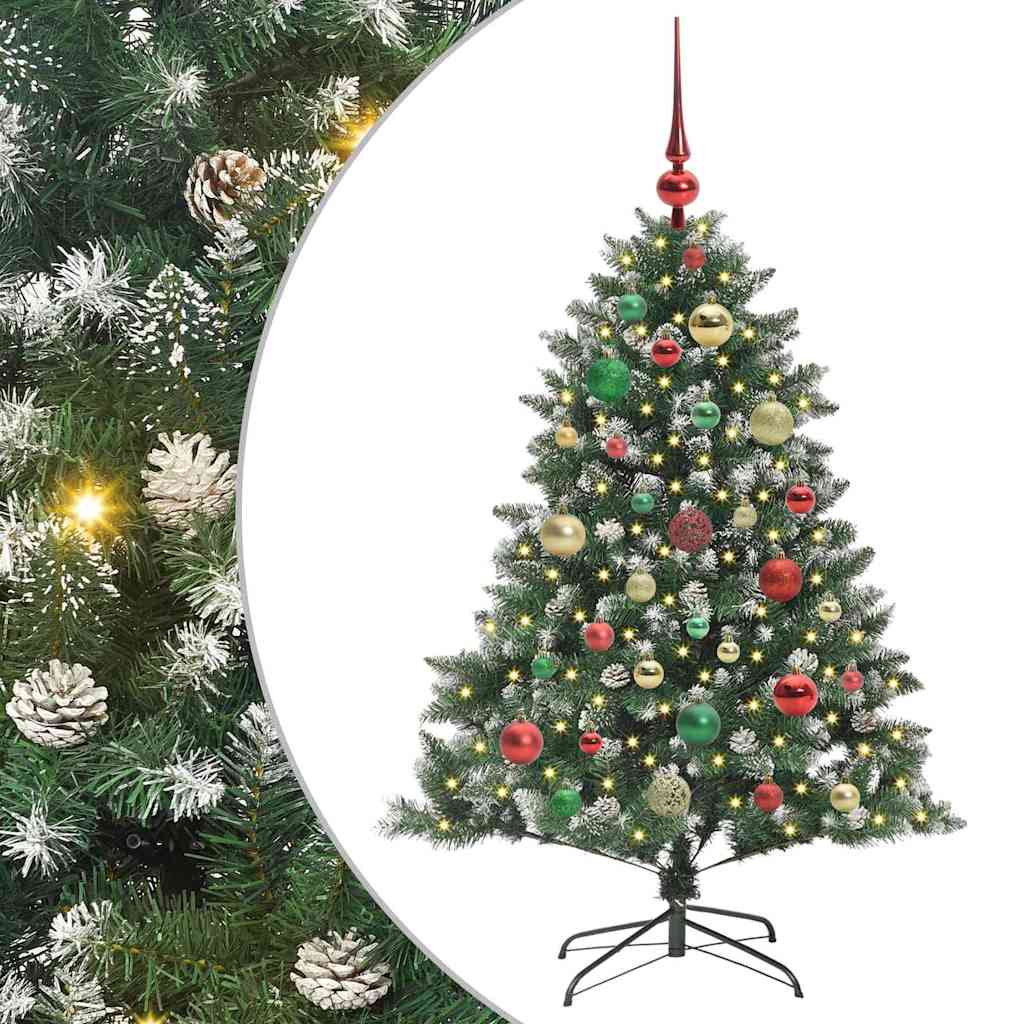 Artificial Christmas Tree with 150 LEDs Green 85 x 85 x 120 cm