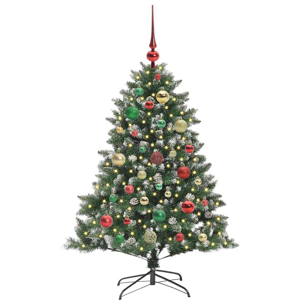 Artificial Christmas Tree with 150 LEDs Green 85 x 85 x 120 cm