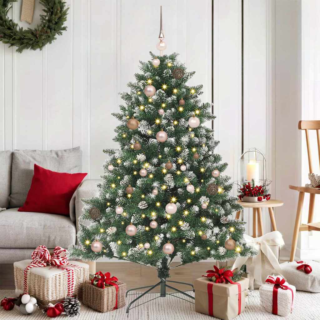 Artificial Christmas Tree with Stand Green 105 x 105 x 150 cm