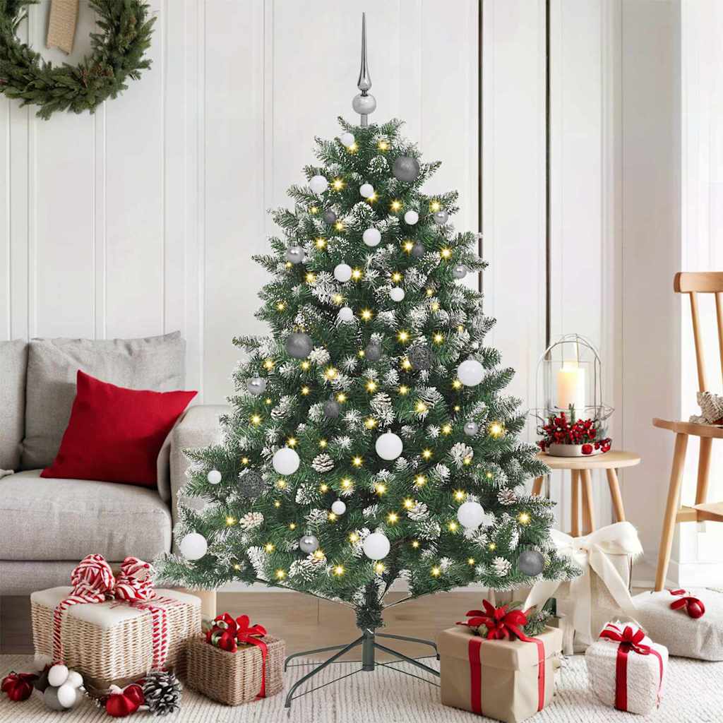 Artificial Christmas Tree with Stand Green 105 x 105 x 150 cm