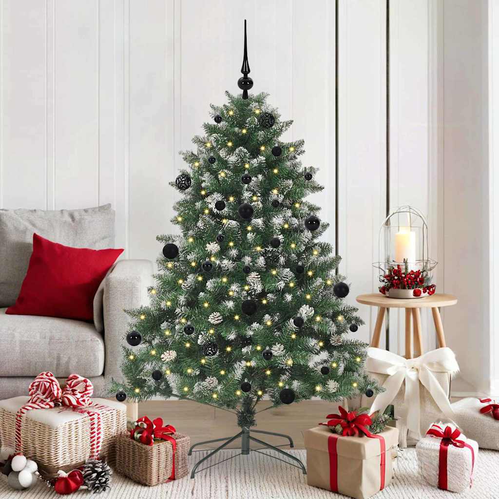 Artificial Christmas Tree with Stand Green 105 x 105 x 150 cm