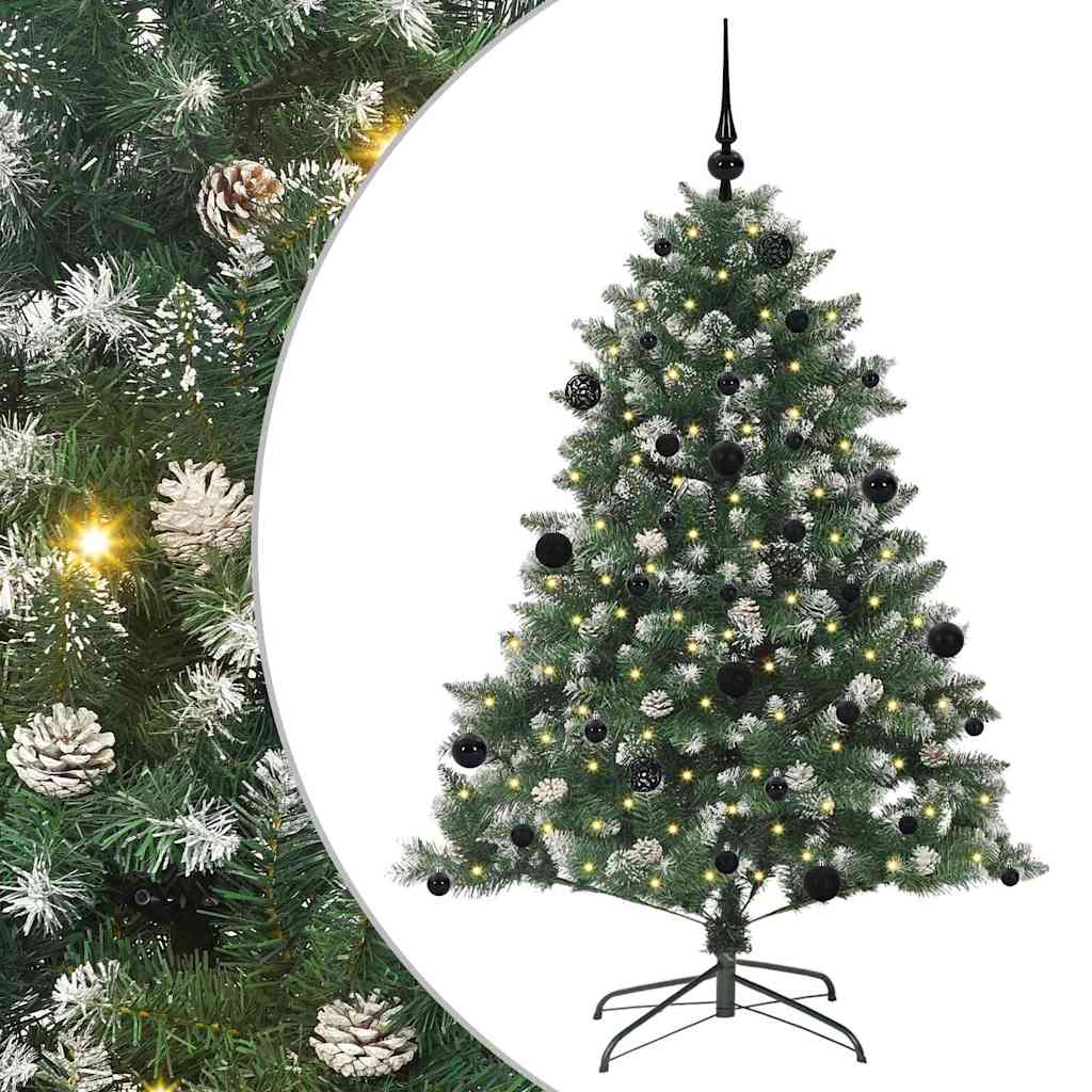 Artificial Christmas Tree with Stand Green 105 x 105 x 150 cm