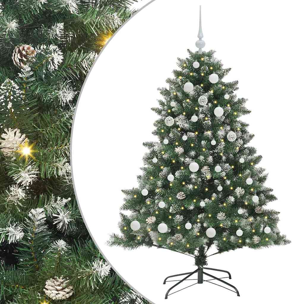 Artificial Christmas Tree with Stand Green 105 x 105 x 150 cm