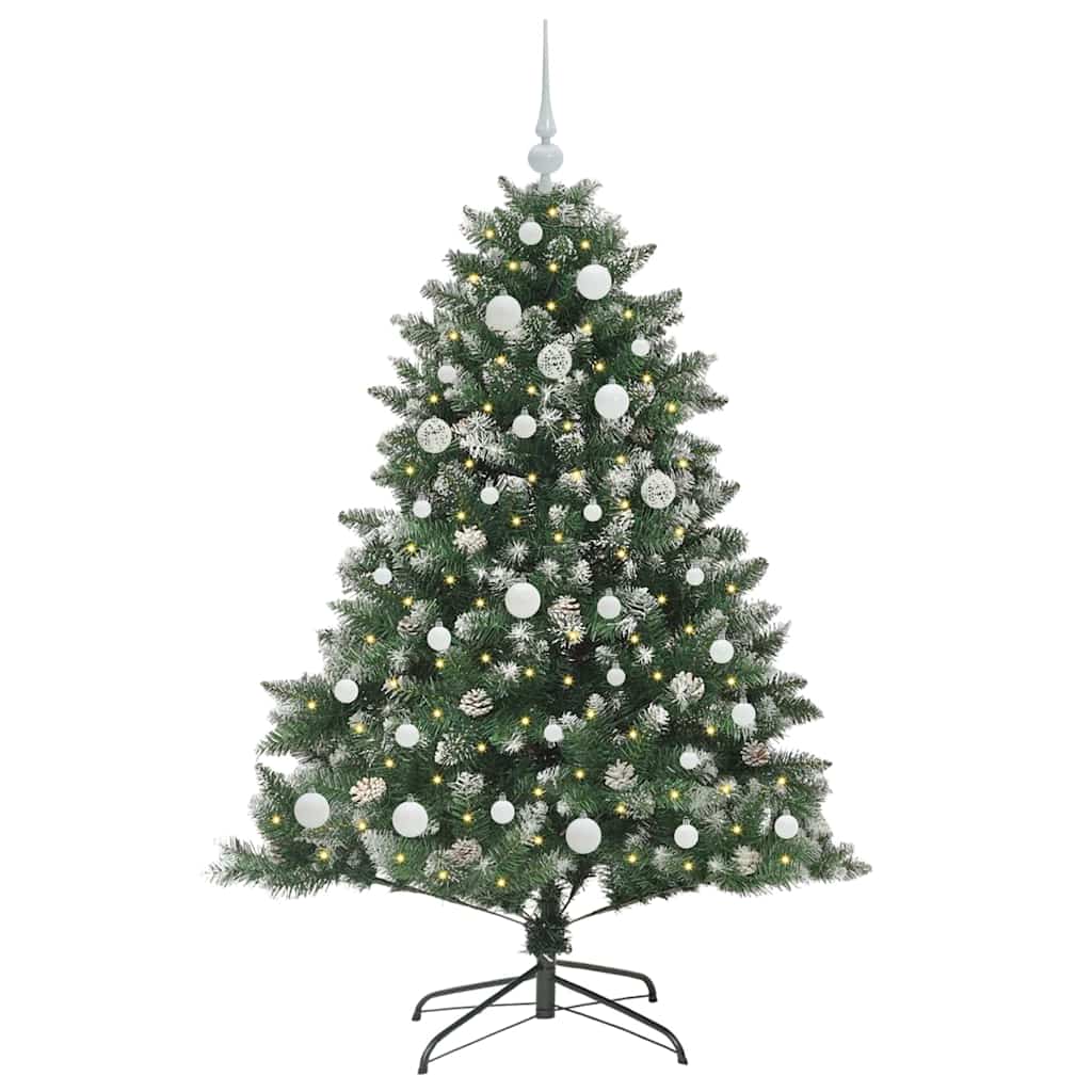 Artificial Christmas Tree with Stand Green 105 x 105 x 150 cm