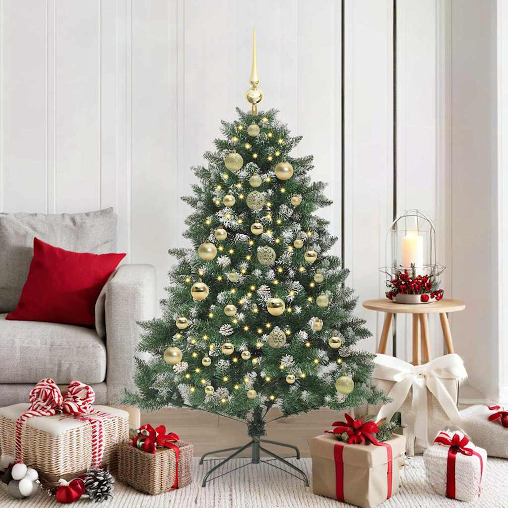 Artificial Christmas Tree with Stand Green 105 x 105 x 150 cm