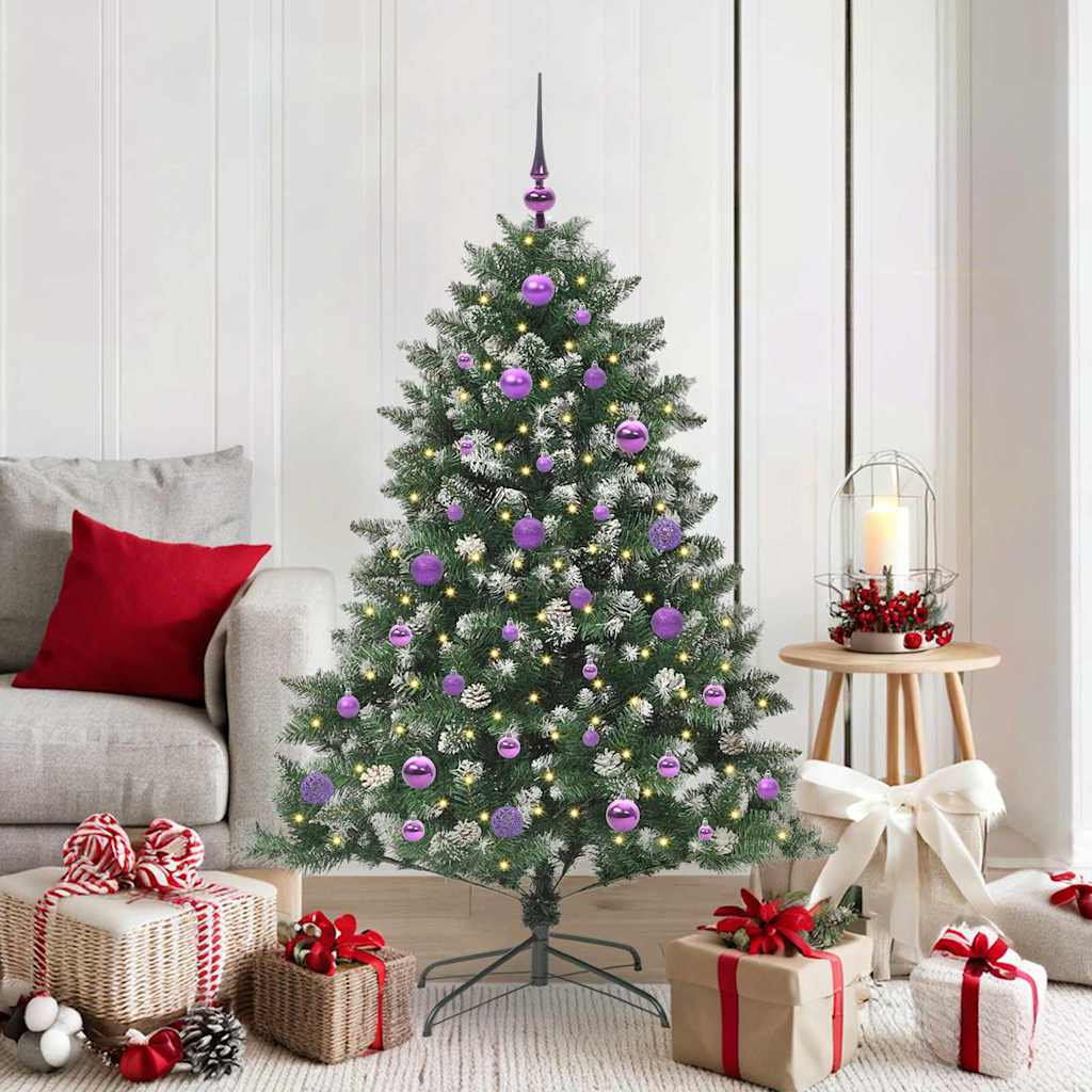 Artificial Christmas Tree with Stand Green 105 x 105 x 150 cm