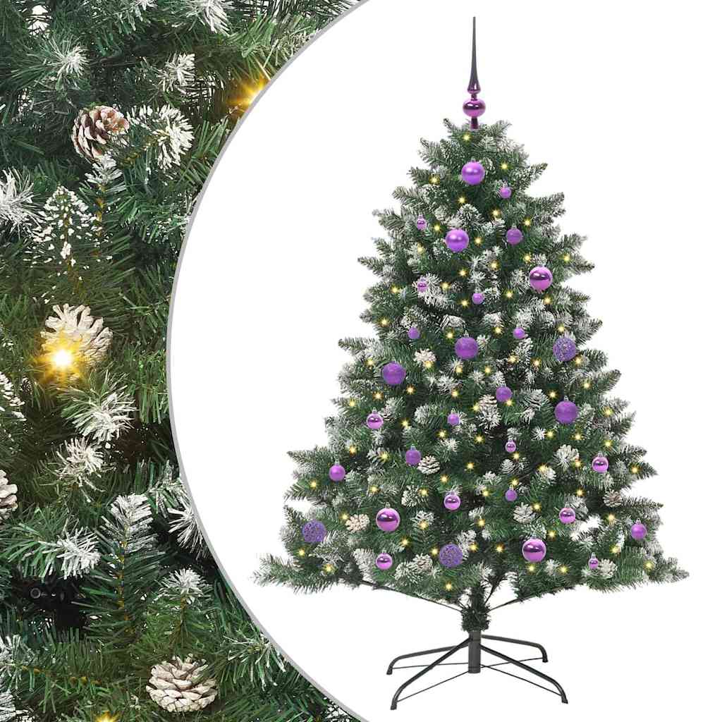 Artificial Christmas Tree with Stand Green 105 x 105 x 150 cm