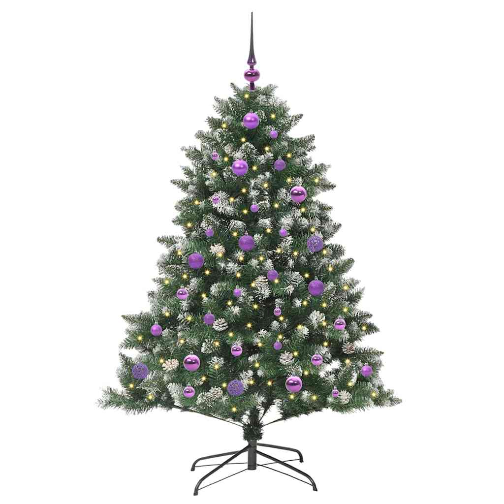 Artificial Christmas Tree with Stand Green 105 x 105 x 150 cm