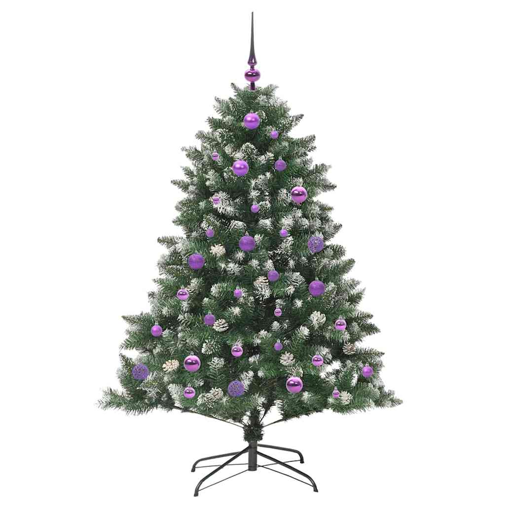 Artificial Christmas Tree with Stand Green 105 x 105 x 150 cm