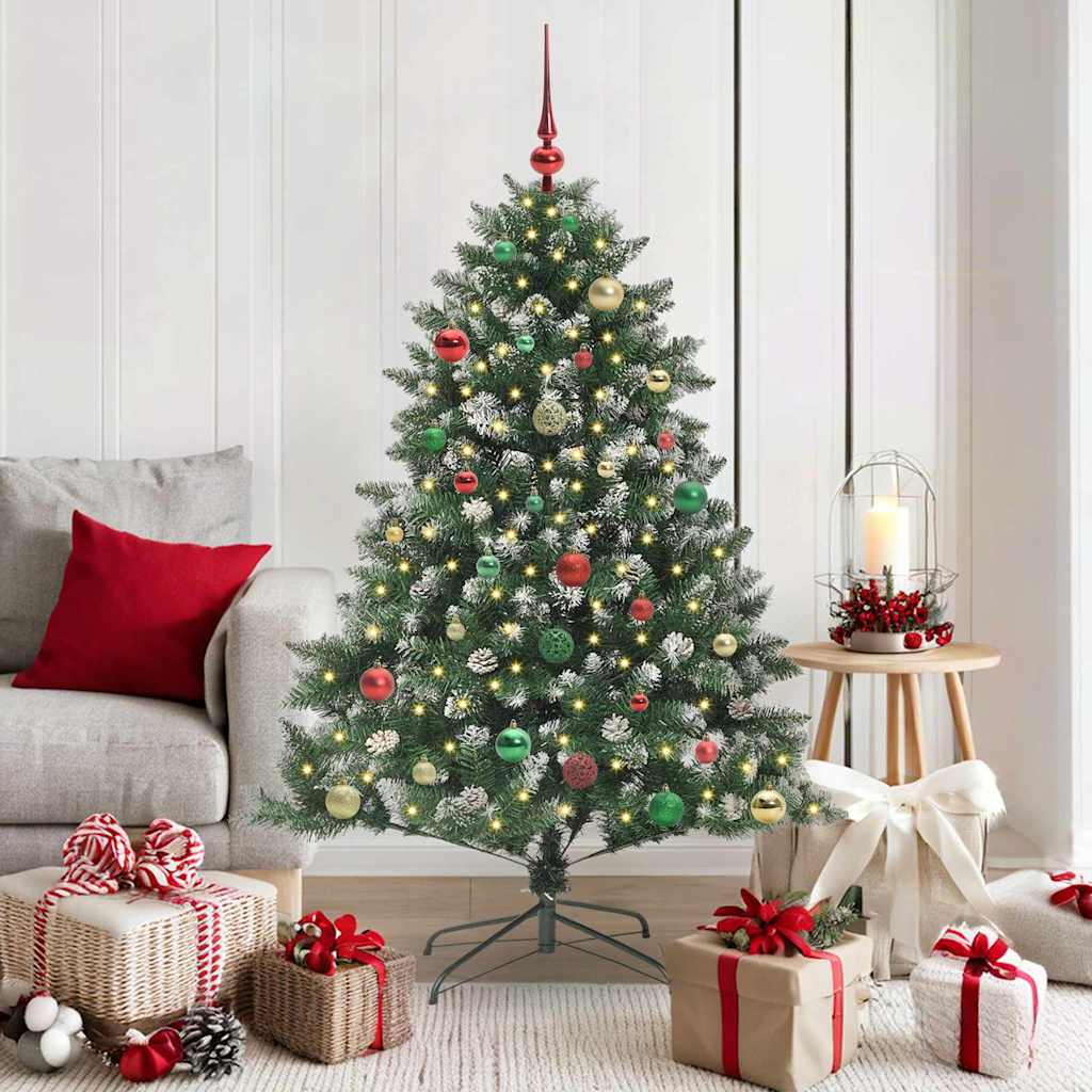 Artificial Christmas Tree with Stand Green 105 x 105 x 150 cm