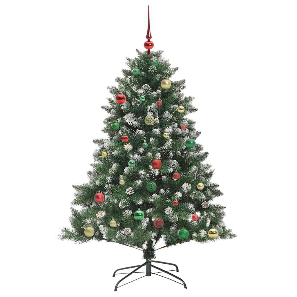 Artificial Christmas Tree with Stand Green 105 x 105 x 150 cm
