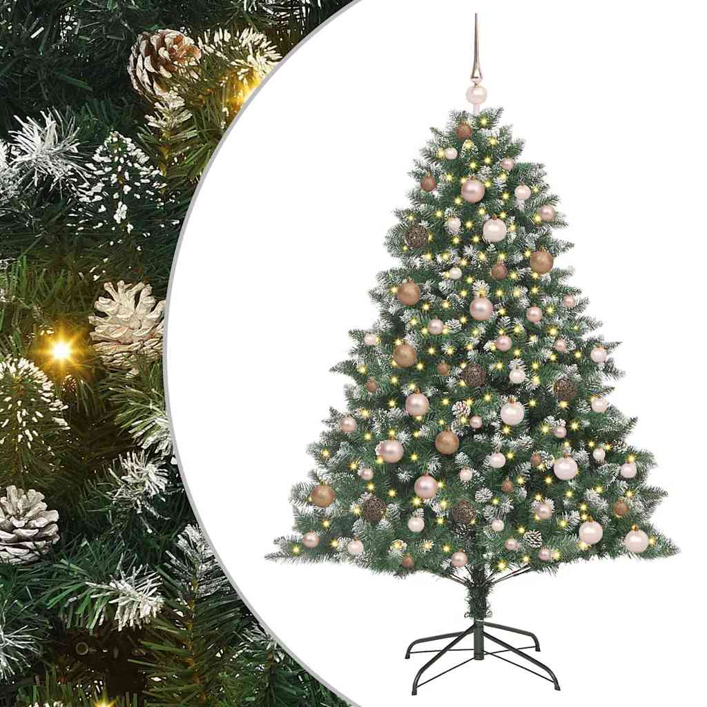 Artificial Christmas Tree with Stand Green 126 x 126 x 180 cm