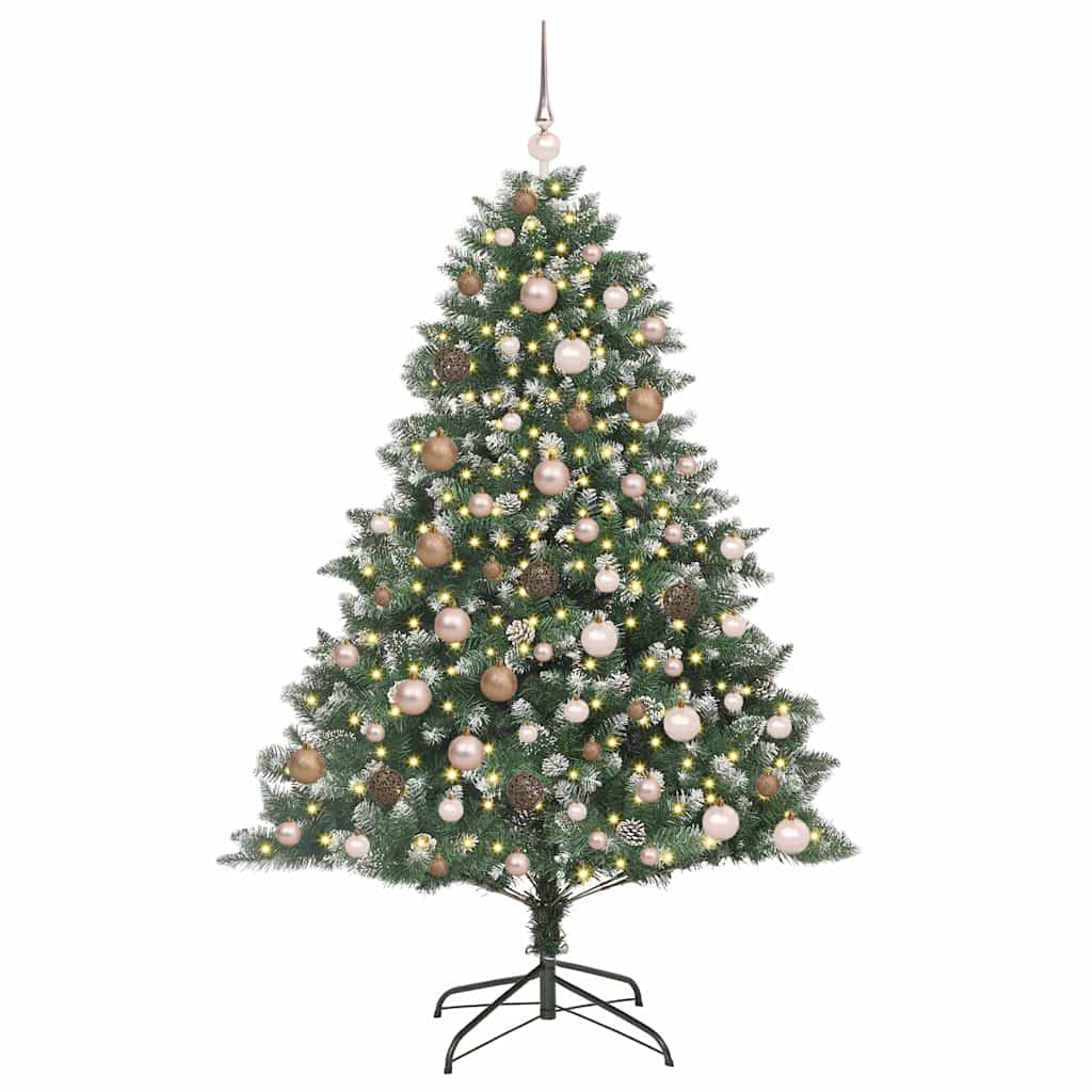 Artificial Christmas Tree with Stand Green 126 x 126 x 180 cm