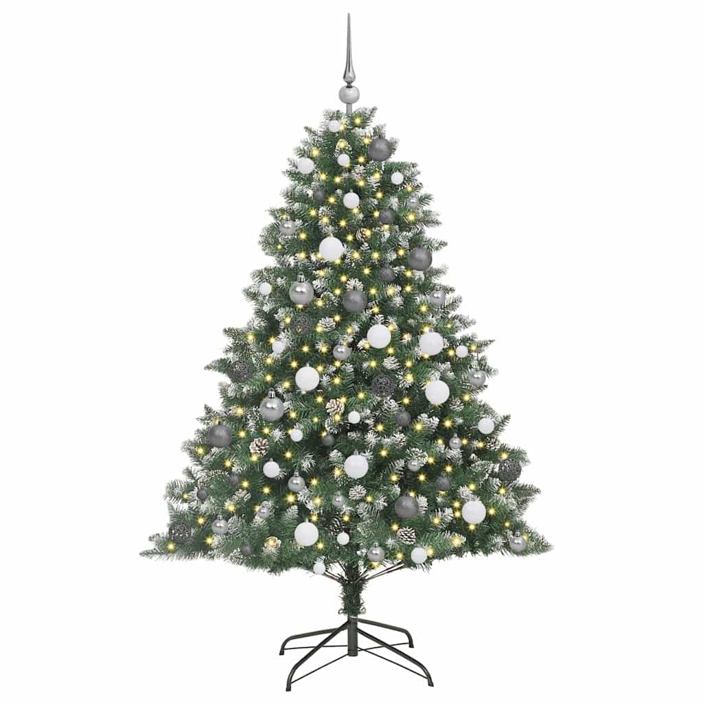 Artificial Christmas Tree with Stand Green 126 x 126 x 180 cm