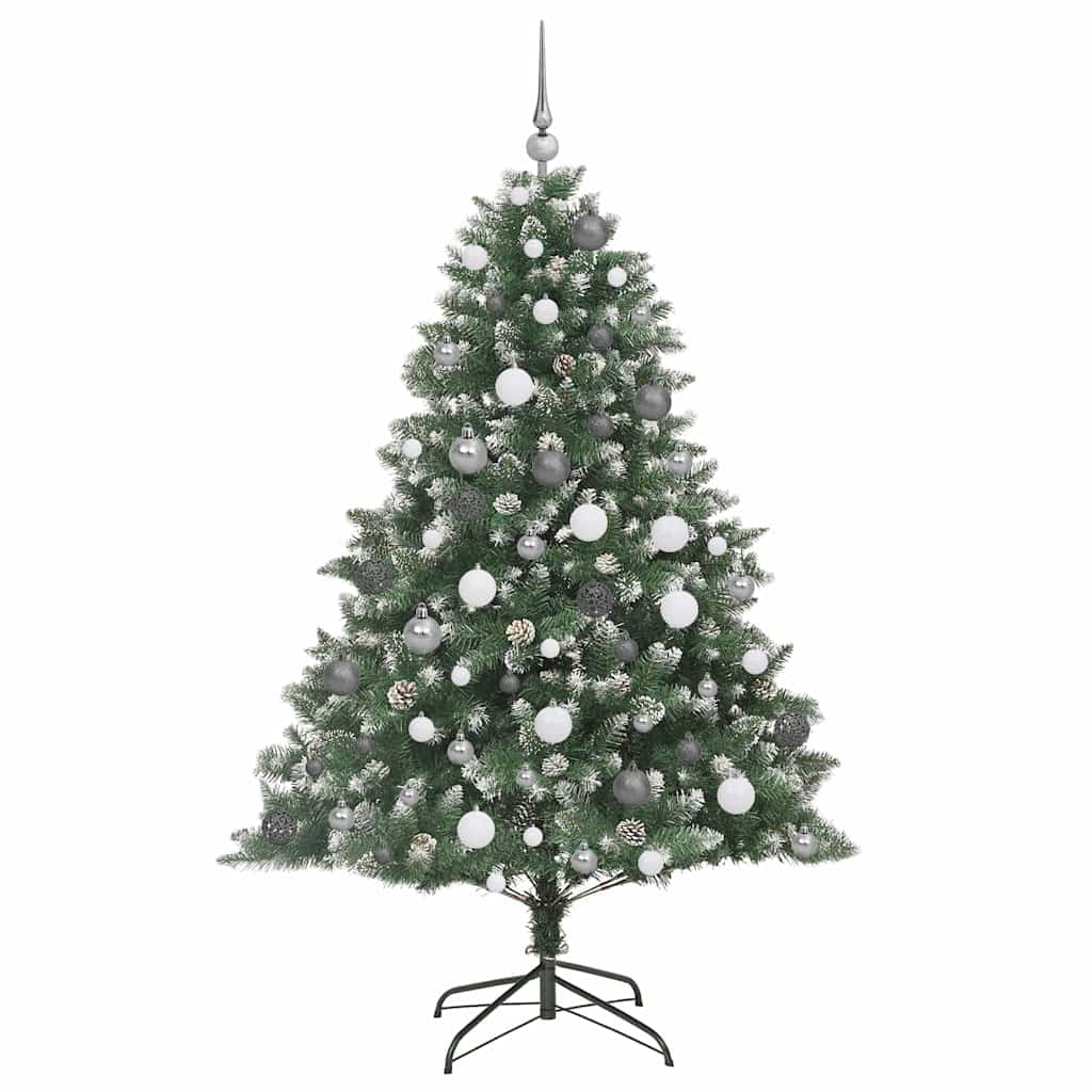 Artificial Christmas Tree with Stand Green 126 x 126 x 180 cm