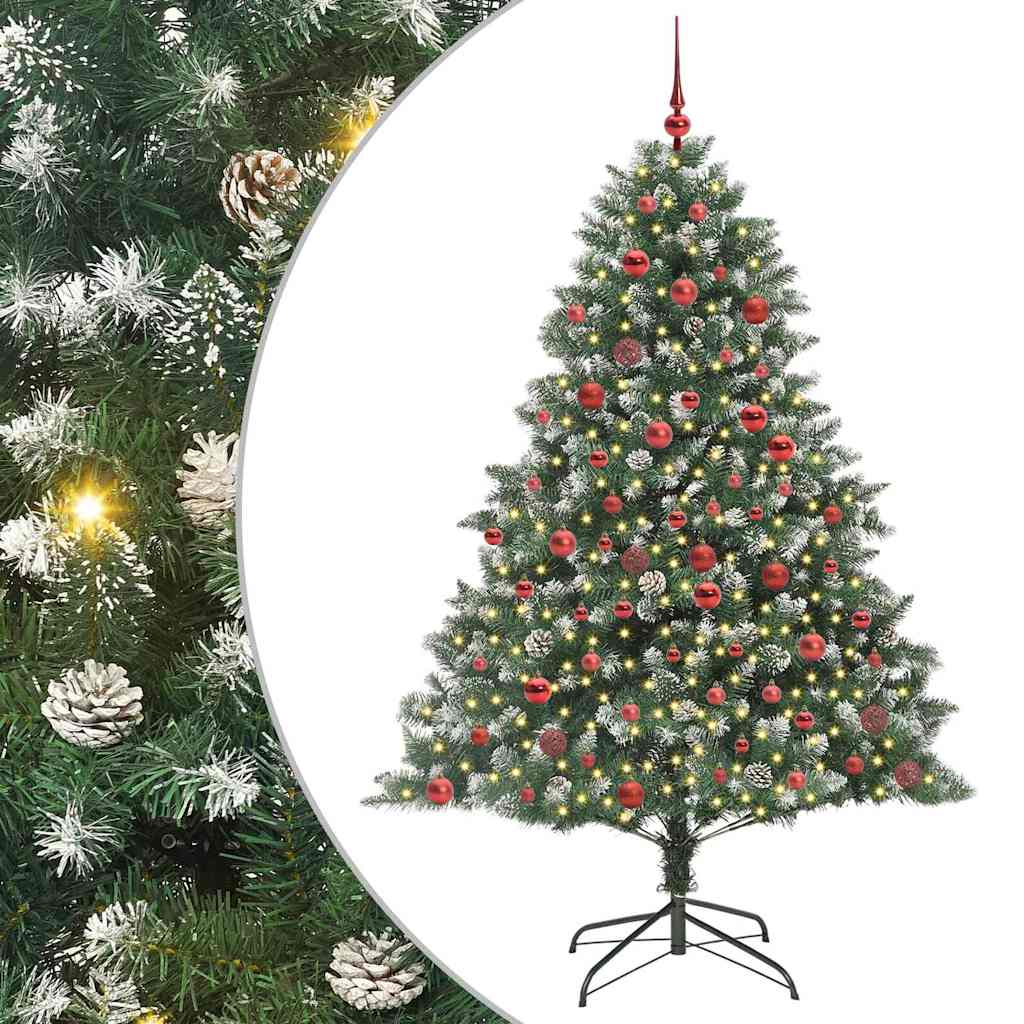 Artificial Christmas Tree with Stand Green 126 x 126 x 180 cm